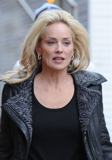 Sharon Stone On The Set Of Fading Gigolo In New York