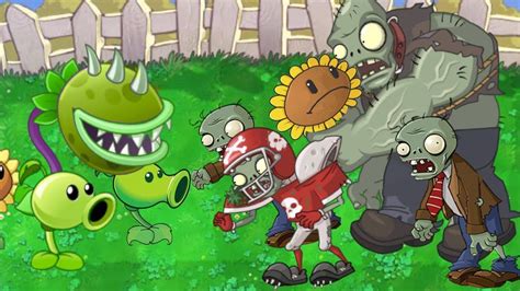 Plants Vs Zombies Animation Pvz 2 In The World Of Pvz1 Cartoon Youtube