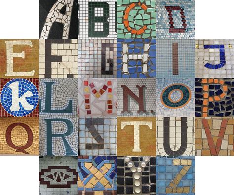 Mosaic Letters Ii Postings To The Themed Alphabets Pool Du Flickr