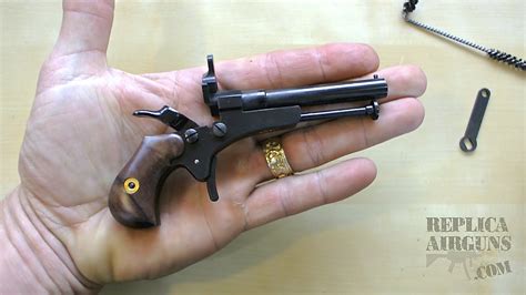 Pedersoli Derringer Guardian 11 4 5mm 177 Pellet Pistol Table Top