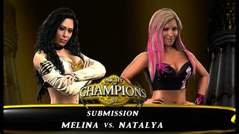 Wwe Smackdown Vs Raw Xbox Melina Vs Natalya Normal Submission Youtube
