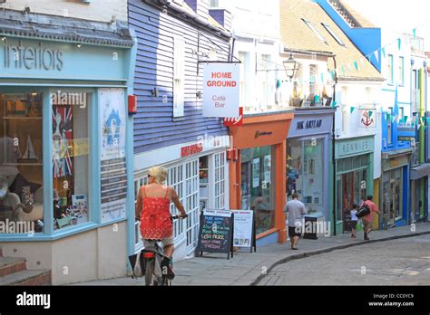 The Old High Street Part Of The Creative Quarter In Folkestone Kent