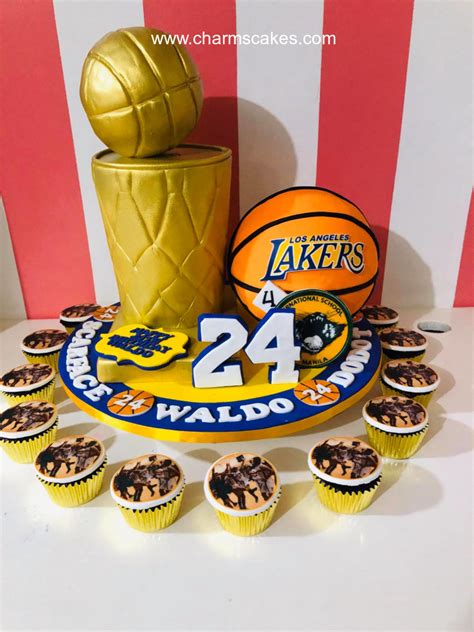 Lakers Basket Ball Cake A Customize Basket Ball Cake