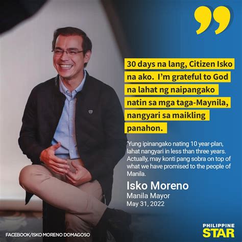 The Philippine Star On Twitter Days Na Lang Citizen Isko Na Ako
