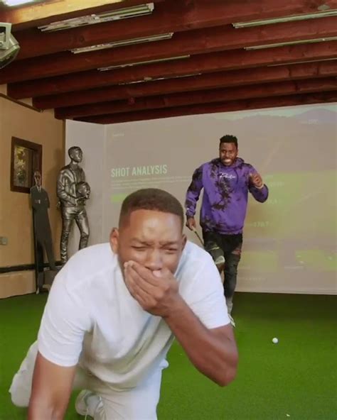 Will Smith Chipping His Teeth During Golf Lessons With Jason Derulo Is