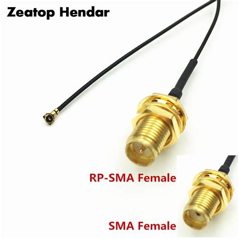 2 Pcs Ufl To Sma Mini Pci Ufl To Rp Sma Female Ipex Connector Pigtail