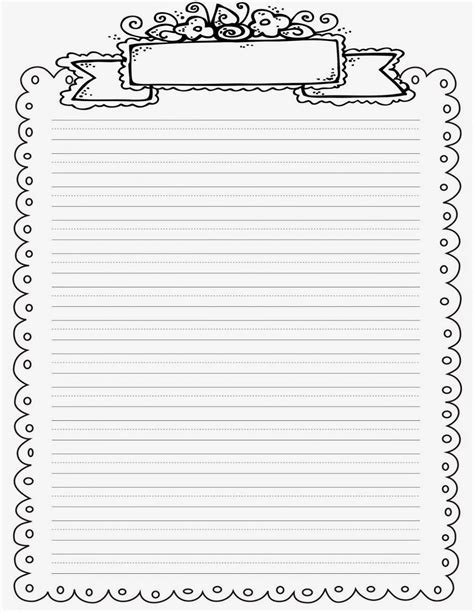 Printable Notebook Paper Interesting Activity Shelter Printable Writing Paper By Aimee