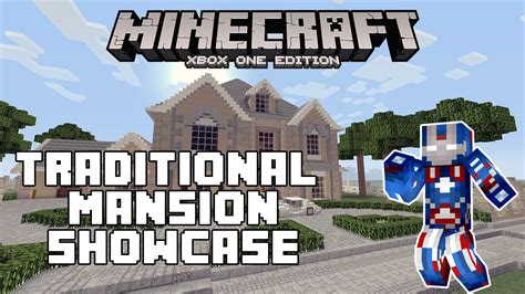 Minecraft Xbox One Traditional Mansion Showcase Youtube