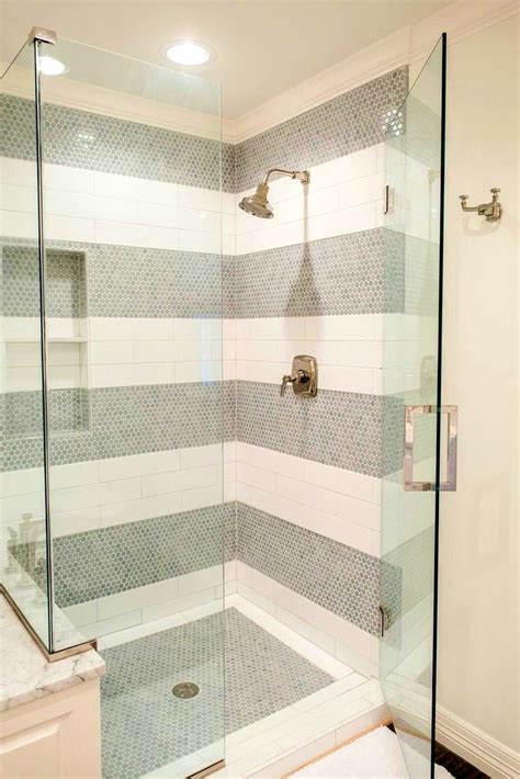 Bathroomexciting Ideas About White Tile Shower Tiles Subway Surround