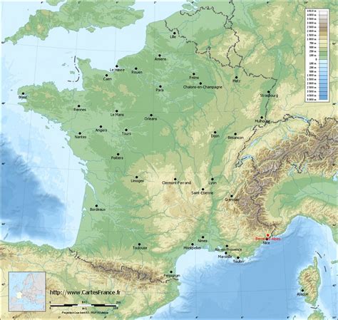 Les Alpes Fran Aises Carte Archives Voyages Cartes