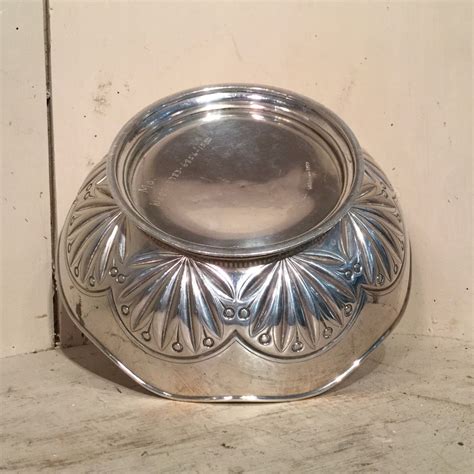 Antique Gorham Sterling Silver Bowl Large Monogramed Serving Etsy