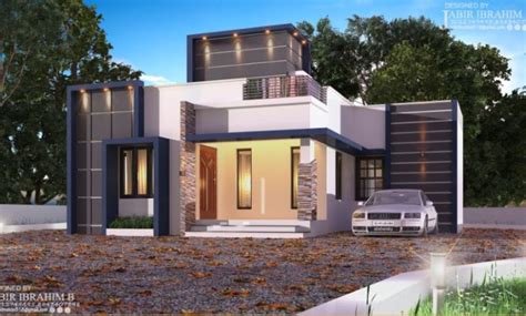 1200 Sq Ft 3bhk Contemporary Style Single Floor House And