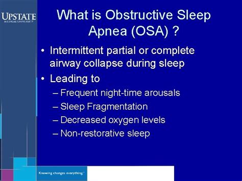 Obstructive Sleep Apnea And Upper Airway Resistance Syndrome
