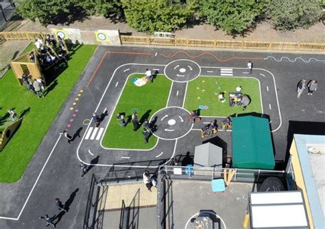 Playground Markings For Schools And Nurseries Pentagon Play