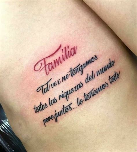 Sintético Foto Tatuajes De Frases En Las Costillas En Español Para Hombre Alta Definición
