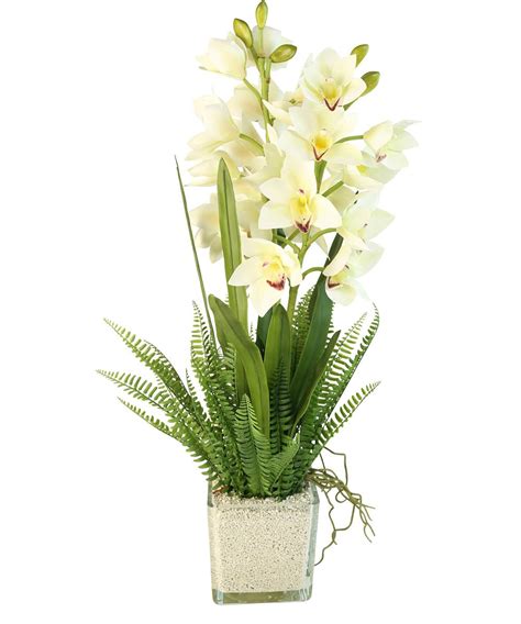 Artificial Cymbidium Orchid Branch Arrangement Ital Florist