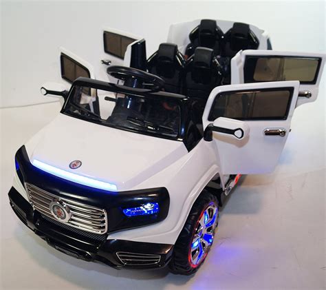 Big 2 Seats Kids 12v Suv Style Ride On Car With 4 Doors Music Lights