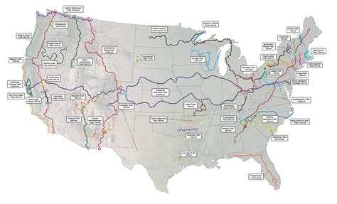 Map Americas Best Long Trails Backpacker