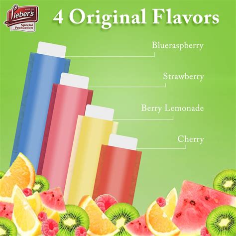 Buy Liebers Italian Ice Freeze Pops Berry And Cherry Mix Ice Pops