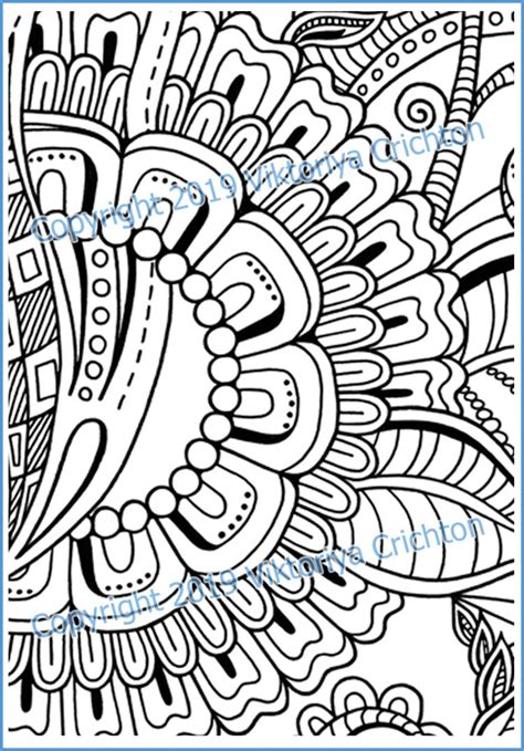 Free Printable Zentangle Coloring Pages For Adults Free Printable