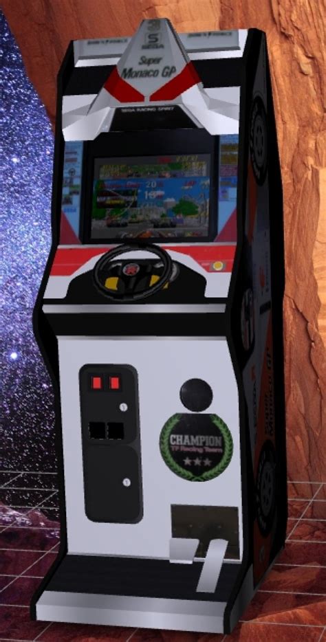 Super Monaco Gp Upright Arcade Machine Free 3d Models