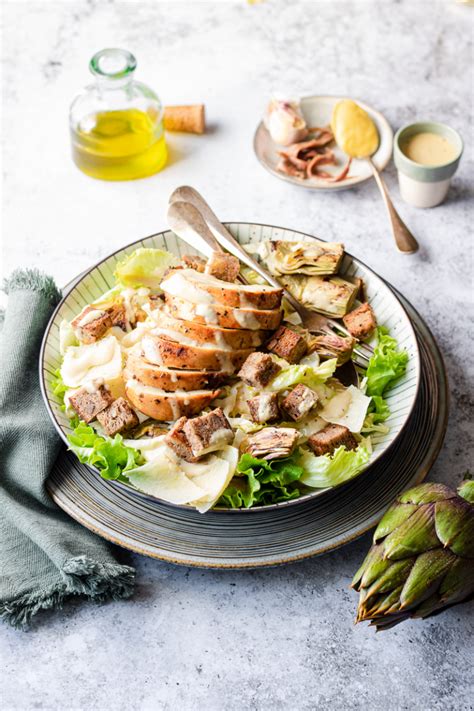 This is largely a classic version of caesar salad, just lettuce, traditional. Caesar Salad di Pollo Light - Mangio quindi Sono