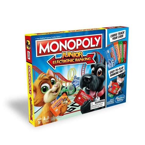 Hasbro Monopoly Junior Electronic Banking Simulazione economica Bambini - Hasbro - Giochi di ...
