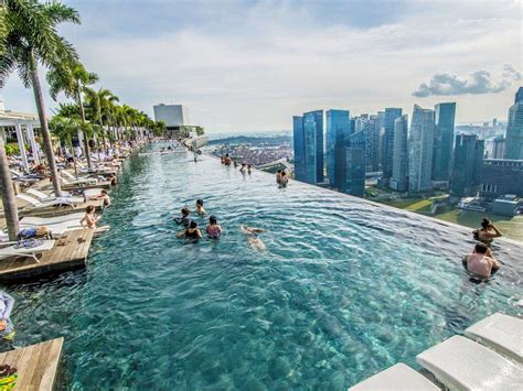 Float In The Sky High Infinity Pool Atop The Marina Bay Sands Hotel In