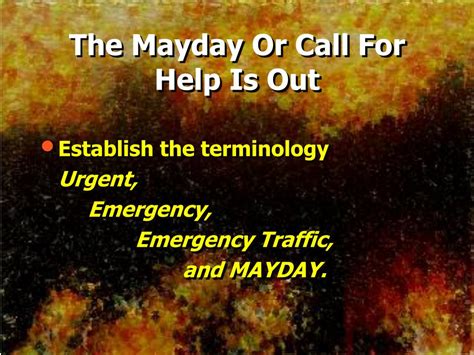 Ppt Managing The Mayday Powerpoint Presentation Free Download Id