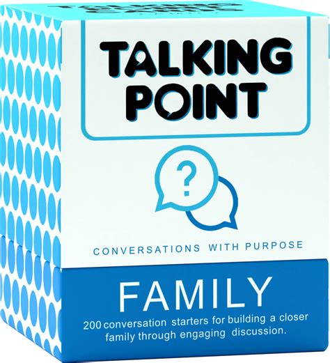 Talking Point Cards Conversation Starter Cards For Everyone