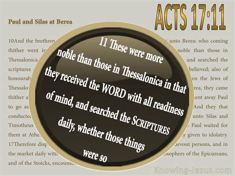 What Does Acts 1711 Mean