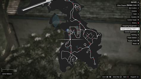 Points Of Interest Locations In Cayo Perico Heist In Gta Online Guide