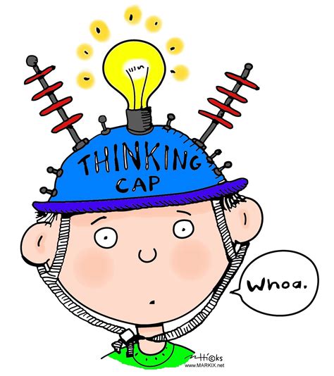 Thinking Cap Clip Art By Mark A Hicks Critical Thinking Activities