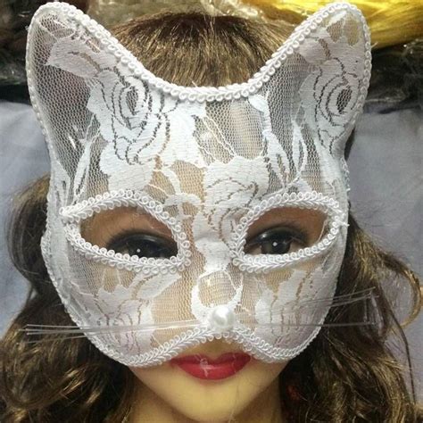 Buy Yousheng Cat Face Eye Mask Halloween Party Dance Role Playing Prop