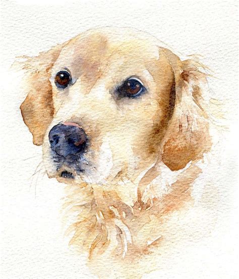 Traditional Watercolor Painting Tilly And Blue