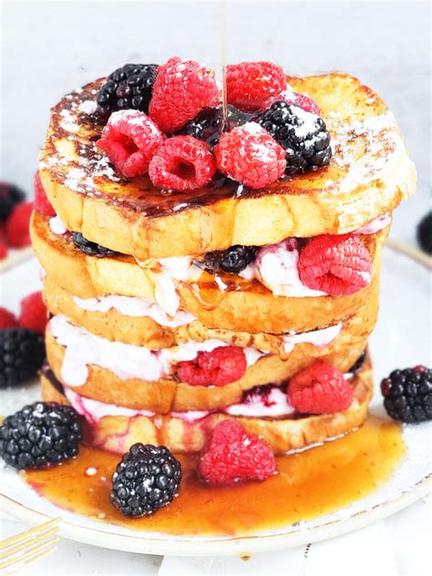 Berry Cream Cheese Stuffed French Toast Beautiful Eats And Things