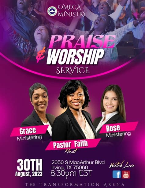 Copy Of Praise And Worship Postermywall