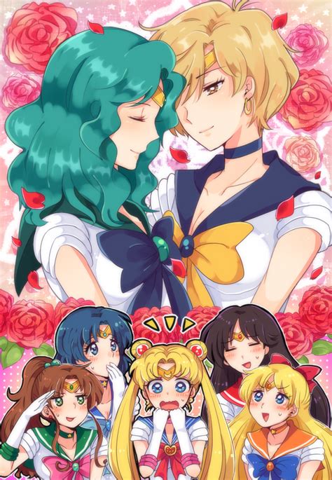 Tsukino Usagi Sailor Moon Mizuno Ami Aino Minako Hino Rei And 9