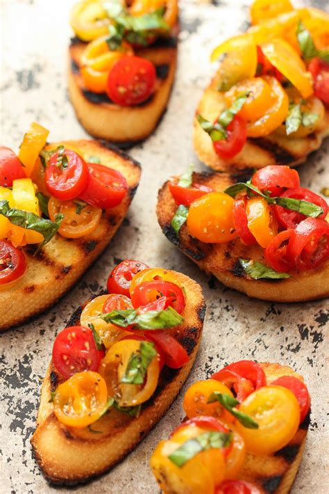 Classic Tomato And Basil Bruschetta Recipe With Images Recipes