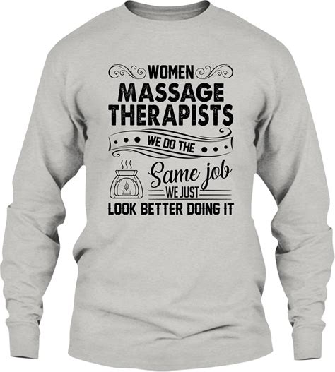 On Red Women Massage Therapist T Shirt Tee Shirt Sweatshirts Clothing