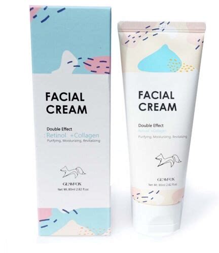 Glamfox Double Effect Retinol Collagen Facial Cream And Eye Cream And Serum Mask Ebay