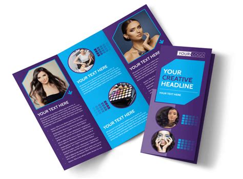 Beauty And Hair Salon Studio Brochure Template