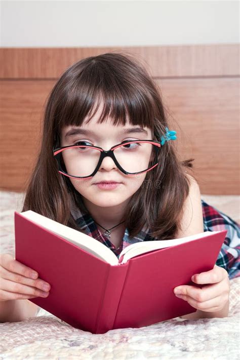 Girl Reading A Book At Home Stock Image Image Of Cute Literature