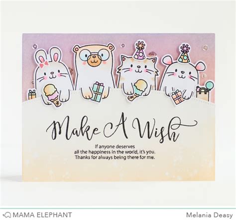 meloania deasy make a wish mama elephant stamp highlight page huggers mama elephant mama