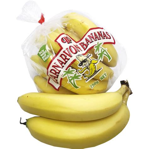 carnarvon bananas 750g woolworths