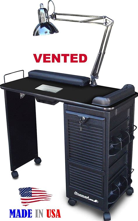 Check spelling or type a new query. B605 VENTED Manicure Nail Table Lockable Cabinet w/Black ...