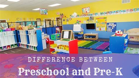 Understanding The Differences Between Preschool And Pre K