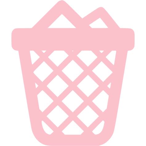 Pink Full Trash Icon Free Pink Trash Icons