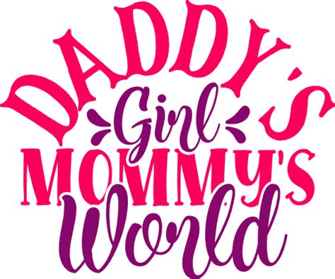 Daddys Girl Mommys World Baby Onesie Free Svg File For Members