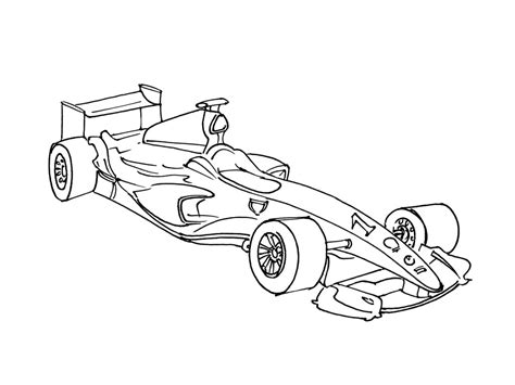 Coloriage formula 1 à imprimer